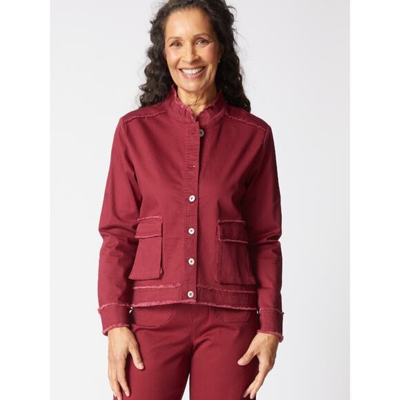 Habitat Jackets & Blazers - NWT - Habitat Stretch Denim Cargo Jacket - Size L